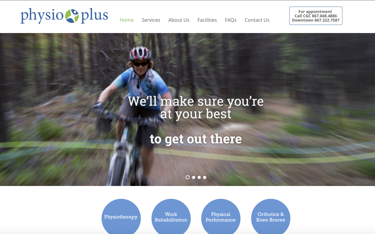 PhysioPlus website